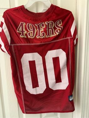 NFL Red and White Football Jersey with XXL